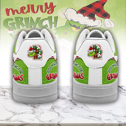 Footwearstorm The Grinch x Christmas Air Low-Top Sneakers Shoes For Men And Women 2