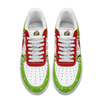 Footwearstorm The Grinch x Christmas Air Low-Top Sneakers Shoes For Men And Women 2