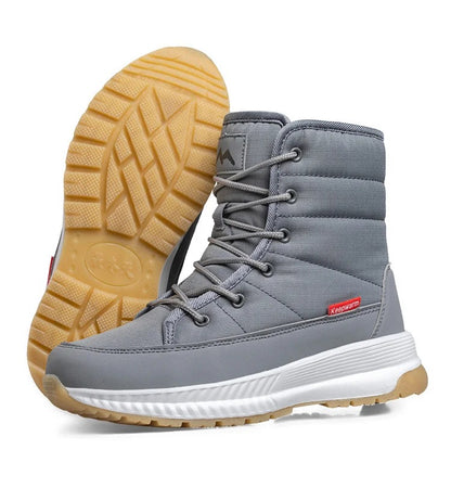 Winter Anti-Slip Velvet Lace Up Snow Boots