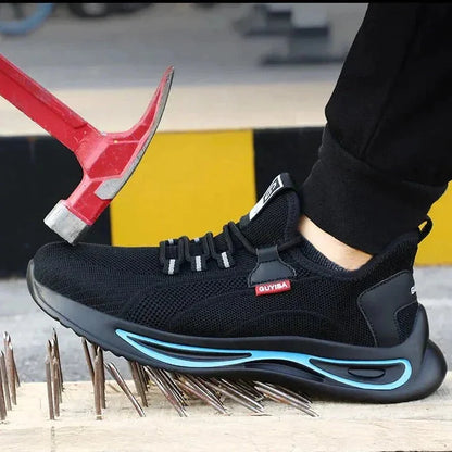 Safety Shoes Steel Toe Cap Shoes Work Shoes Comfortable and Light Safety Trainers