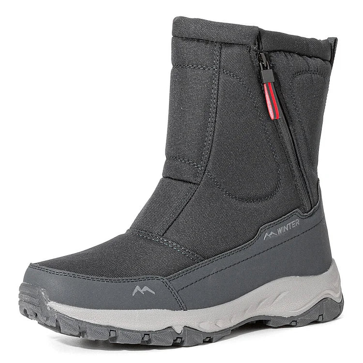 Unisex Winter Boots Side Zipper Snow Boots