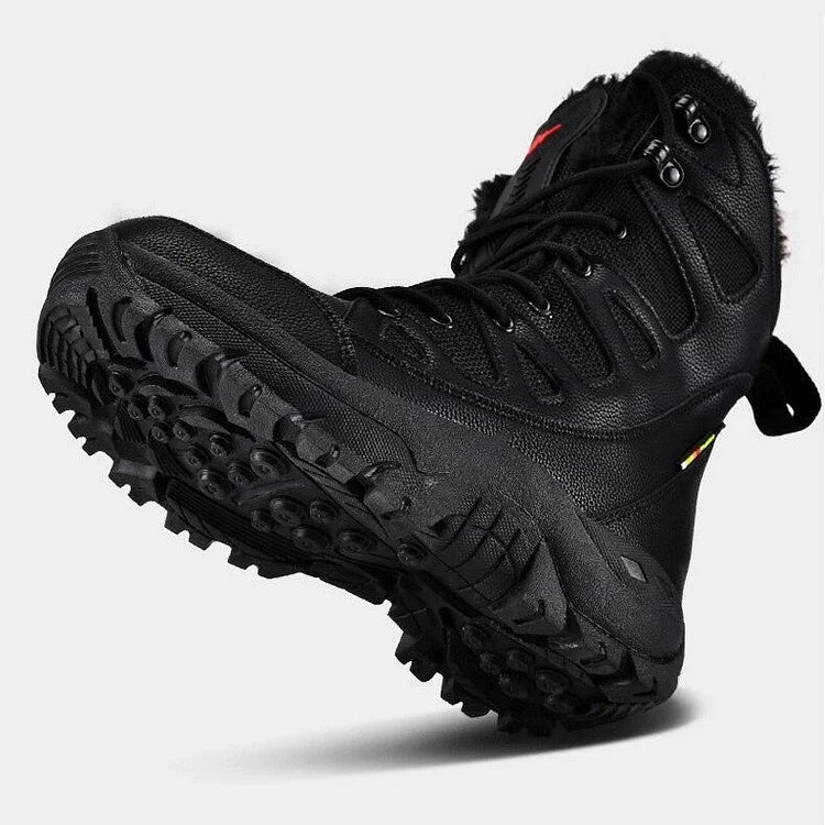 Thickened Velvet High-Top Hiking Snow Boots