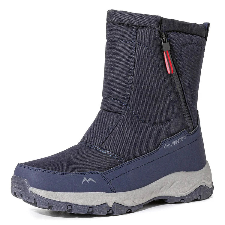 Unisex Winter Boots Side Zipper Snow Boots