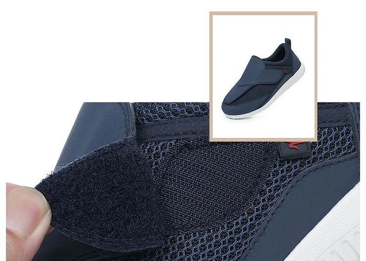 Wide Width Pain Relief Diabetic Shoes, Adjustable Closure Hands-Free