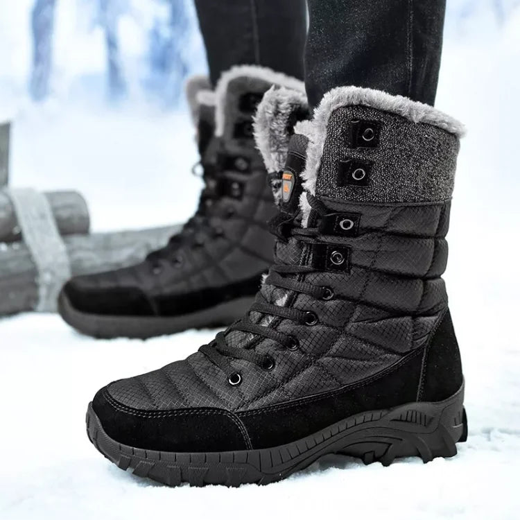 Men's Winter Mid-Calf fur Boots