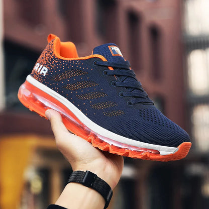 Unisex Lightweight Couple's Outdoor Fly Knit Travel Sneakers