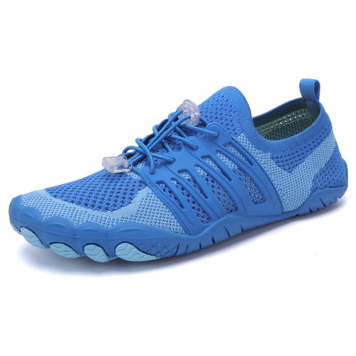 CanyonTrek: Non-Slip All-Environment Barefoot Orthotic Shoes - Blue