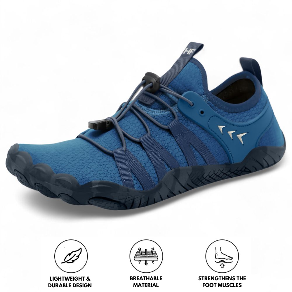 Caspian Adventure - Outdoor &amp; Non-slip Barefoot Hike Footwear - Blue