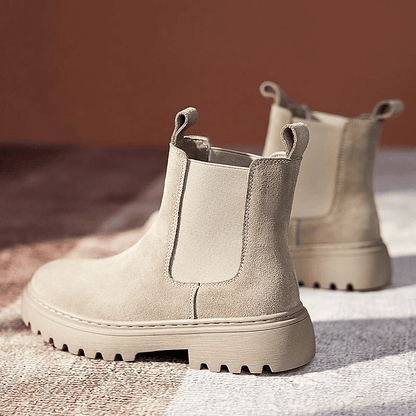 Women Orthopedic Ankle Boots Chunky Sole