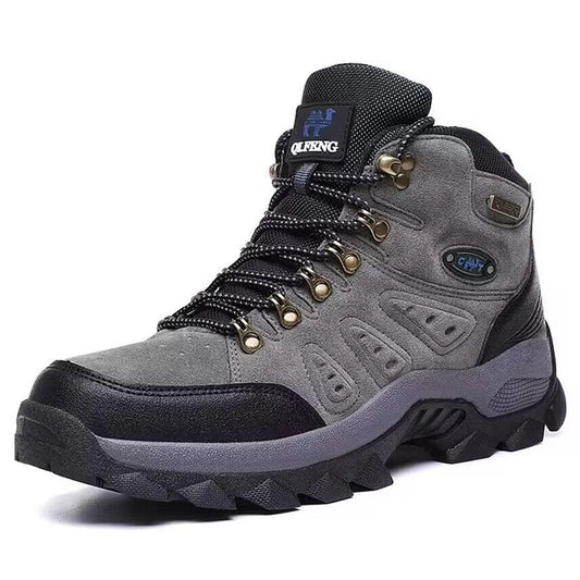 Winter Outdoor Warm Thick-Soled Non-Slip High-Top Hiking Shoes
