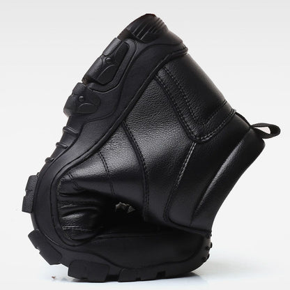 Winter Boots - Waterproof Fur Lined Leather Boots for Men