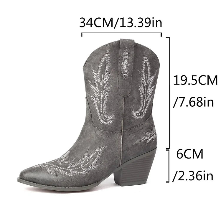 Cowboy Ankle Boots