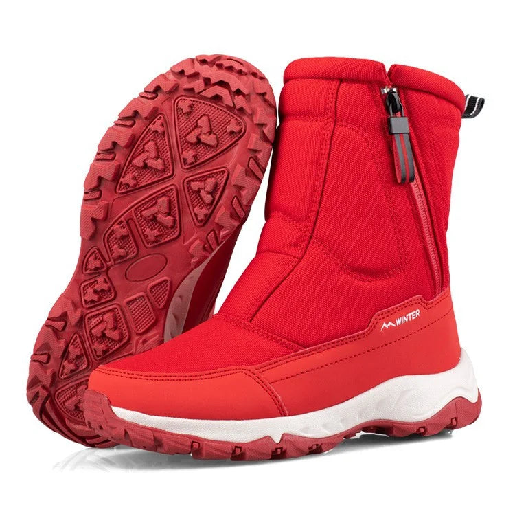 Unisex Winter Boots Side Zipper Snow Boots