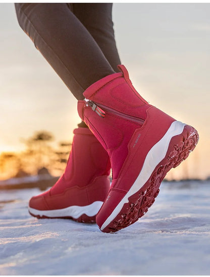 Unisex Winter Boots Side Zipper Snow Boots