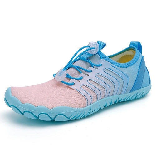 EarthStride Healthy &amp; Non-Slip barefoot Orthotic Shoes - Light Blue