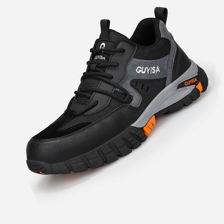 Men’s Black Steel Toe Cap Shoes Ankle Safety Trainers Work Boots