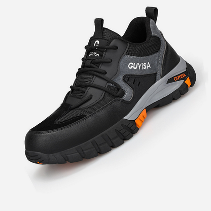 Men’s Black Steel Toe Cap Shoes Ankle Safety Trainers Work Boots