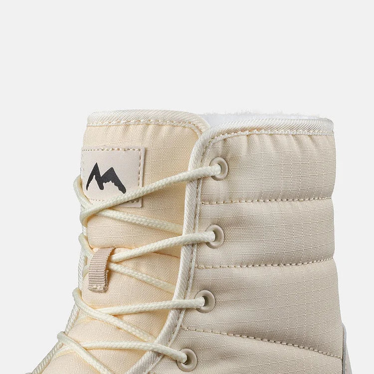 Winter Anti-Slip Velvet Lace Up Snow Boots