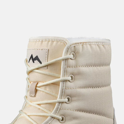 Winter Anti-Slip Velvet Lace Up Snow Boots