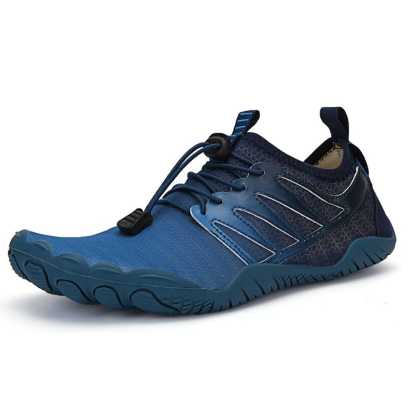 EcoComfort Ultimate Wellness Barefoot Orthotic Shoes - Blue