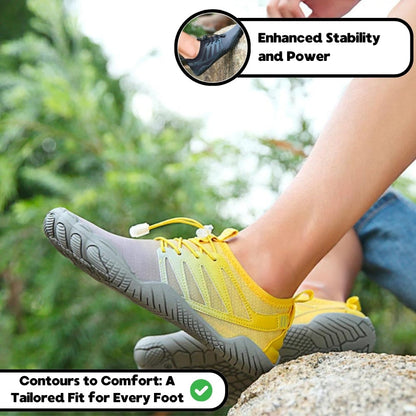 EcoComfort Ultimate Wellness Barefoot Orthotic Shoes - Yellow