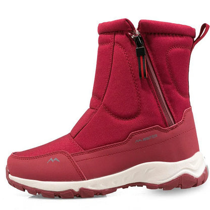 Unisex Winter Boots Side Zipper Snow Boots