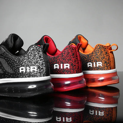 Unisex Lightweight Couple's Outdoor Fly Knit Travel Sneakers