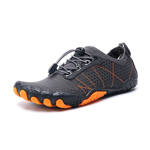 Expert Pro healthy &amp; comfortable barefoot Orthotic Shoes - Gray Orange