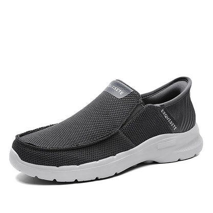 Step Ease Slip-On Walking Shoes Canvas Loafers