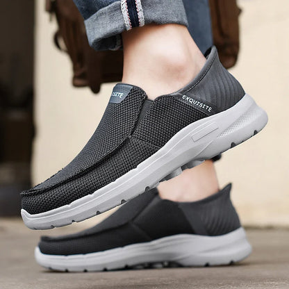 Step Ease Slip-On Walking Shoes Canvas Loafers