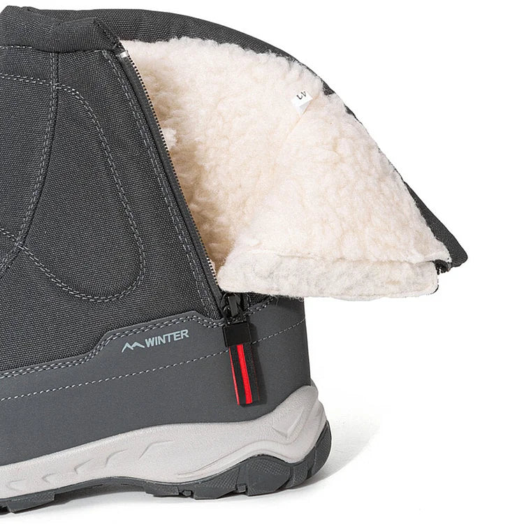Unisex Winter Boots Side Zipper Snow Boots