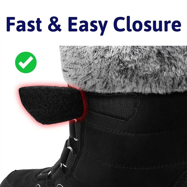 Orthopedic Winter Snow Ankle Boots Warm Fur Arch Support Women Shoes