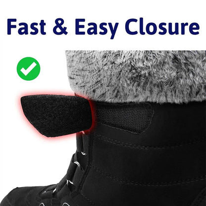 Orthopedic Winter Snow Ankle Boots Warm Fur Arch Support Women Shoes