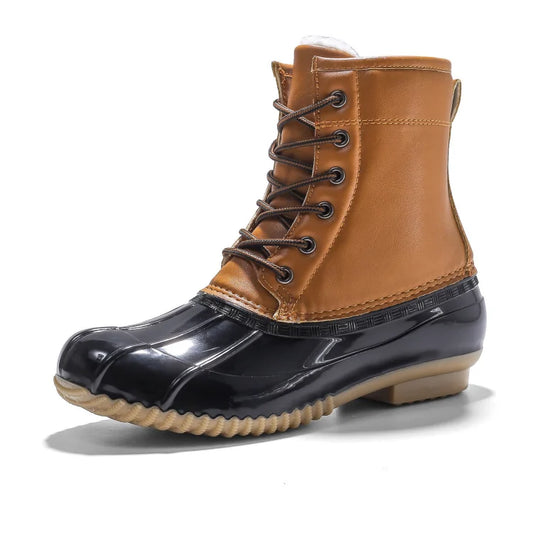 Women's Winter Retro Warm Plush Imitation Duck Snow Boots