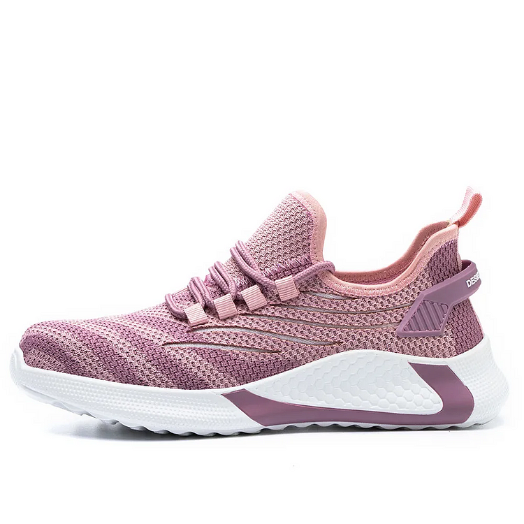 Womens Steel Toe Shoes Lightweight Breathable Puncture - Resistant Flexible Pink