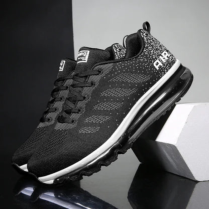 Unisex Lightweight Couple's Outdoor Fly Knit Travel Sneakers