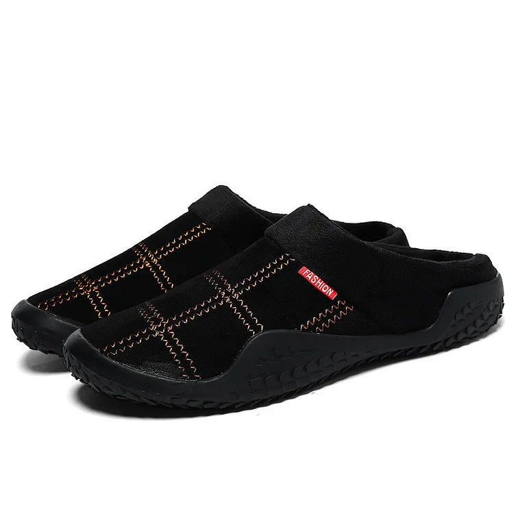 Winter Plush Home Cotton Slippers Large Outdoor Shoes