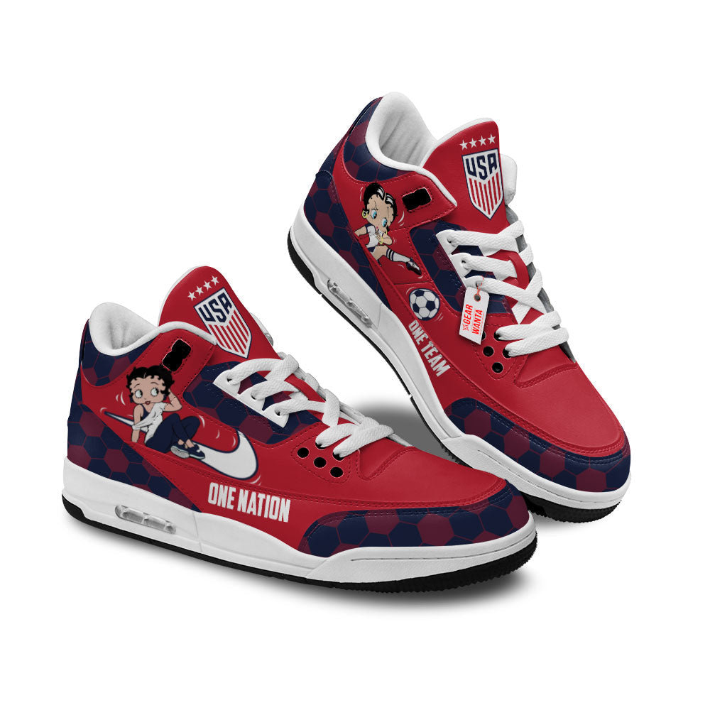 Footwearstorm American Women Soccer AJ3 Sneakers Shoes For Men And Women
