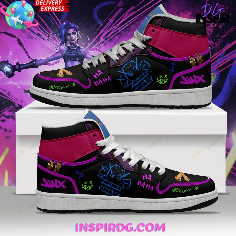 Footwearstorm Arcane League of Legends AJ1 High Sneakers Shoes For Men And Women 1