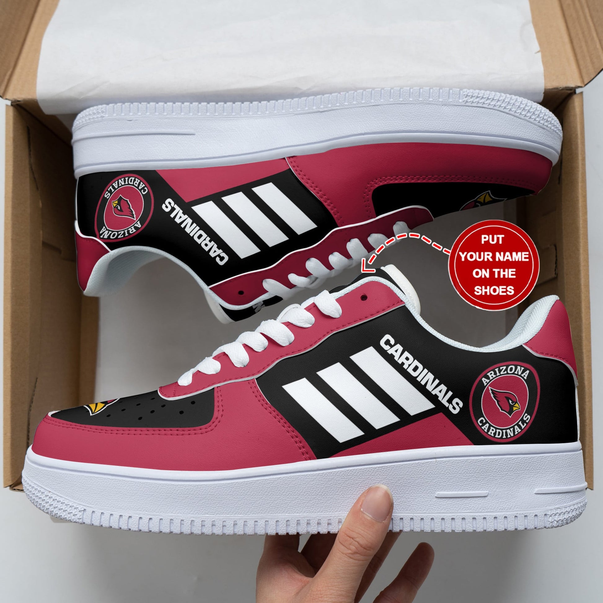 Footwearstorm Arizona Cardinals Air Low-Top Sneakers Shoes For Men And Women 120547