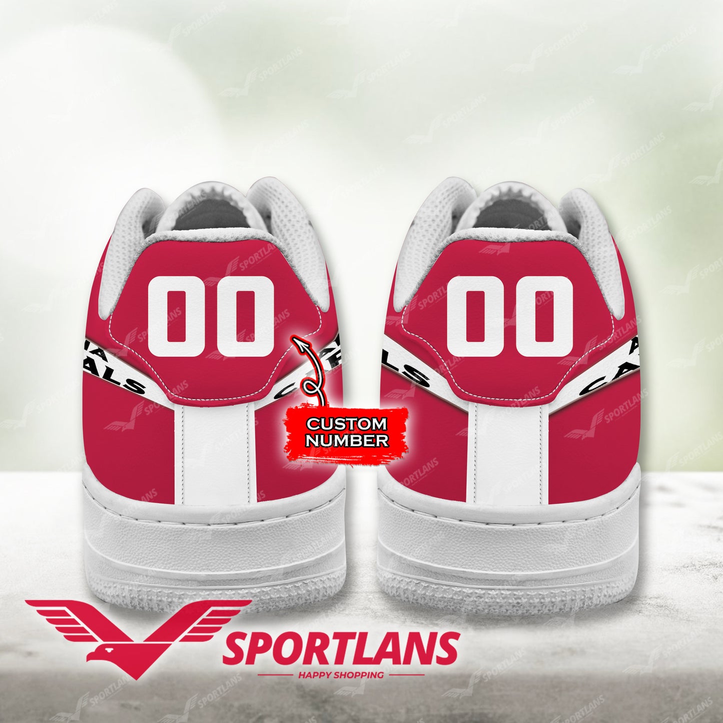 Footwearstorm Arizona Cardinals NFL Air Low-Top Sneakers Shoes For Men And Women 1205822