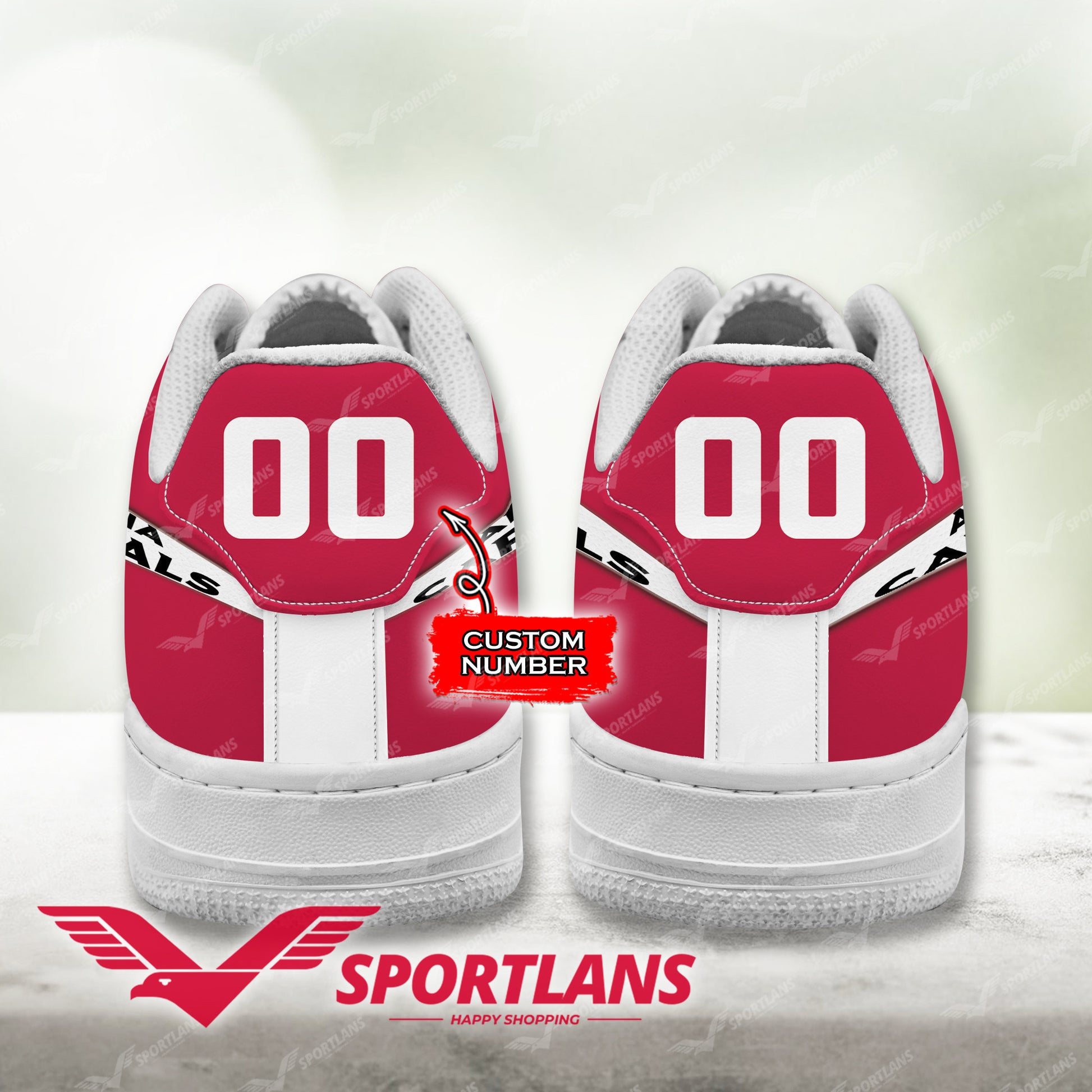 Footwearstorm Arizona Cardinals NFL Air Low-Top Sneakers Shoes For Men And Women 1205822