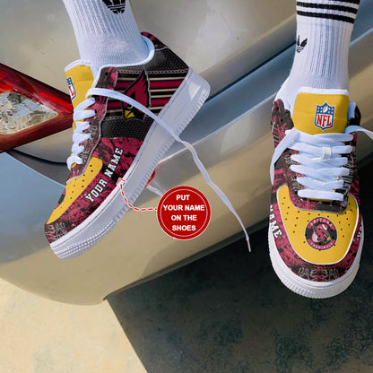 Footwearstorm Arizona Cardinals NFL Air Low-Top Sneakers Shoes For Men And Women 1205252