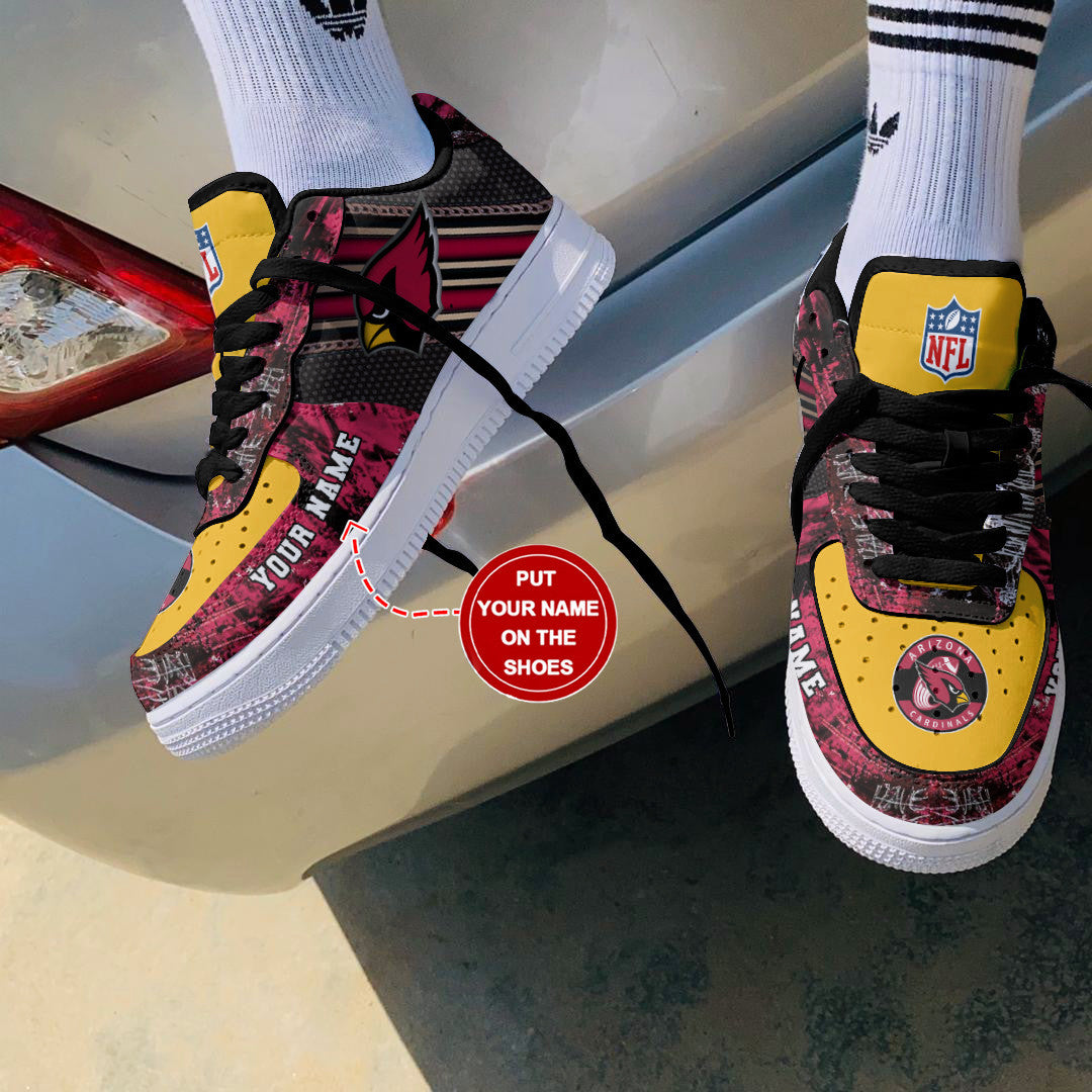 Footwearstorm Arizona Cardinals NFL Air Low-Top Sneakers Shoes For Men And Women 1205252