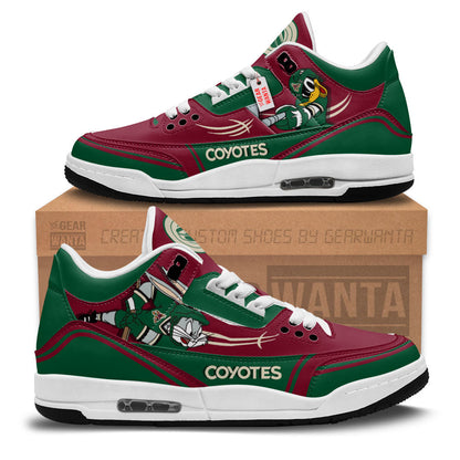 Footwearstorm Arizona Coyotes AJ3 Sneakers Shoes For Men And Women
