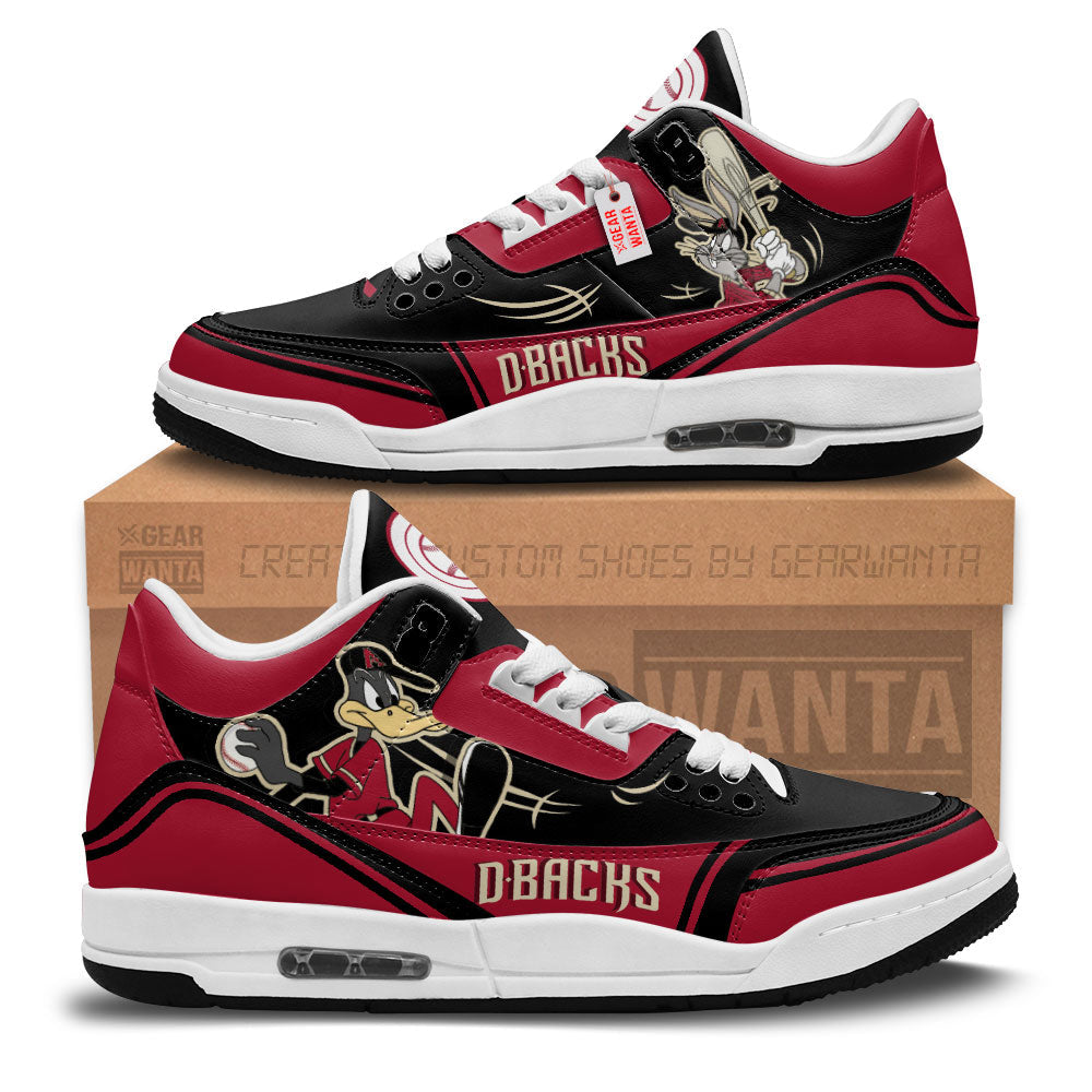 Footwearstorm Arizona Diamondbacks AJ3 Sneakers Shoes For Men And Women
