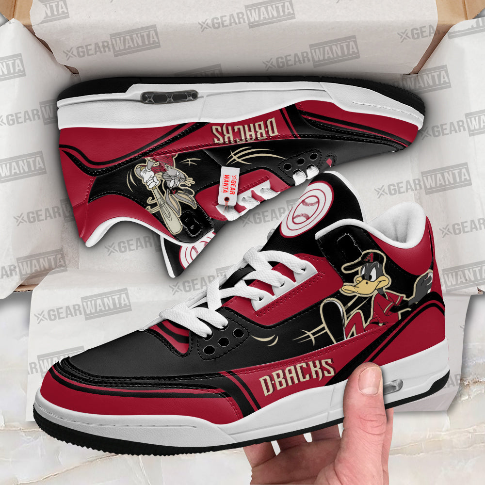 Footwearstorm Arizona Diamondbacks AJ3 Sneakers Shoes For Men And Women
