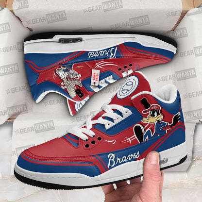 Footwearstorm Atlanta Braves AJ3 Sneakers Shoes For Men And Women