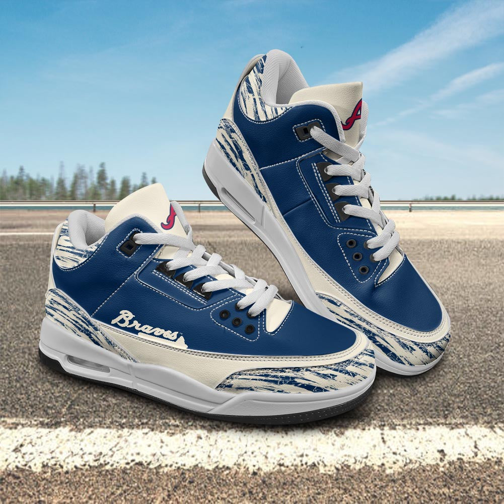 Footwearstorm Atlanta Braves AJ3 Sneakers Shoes For Men And Women