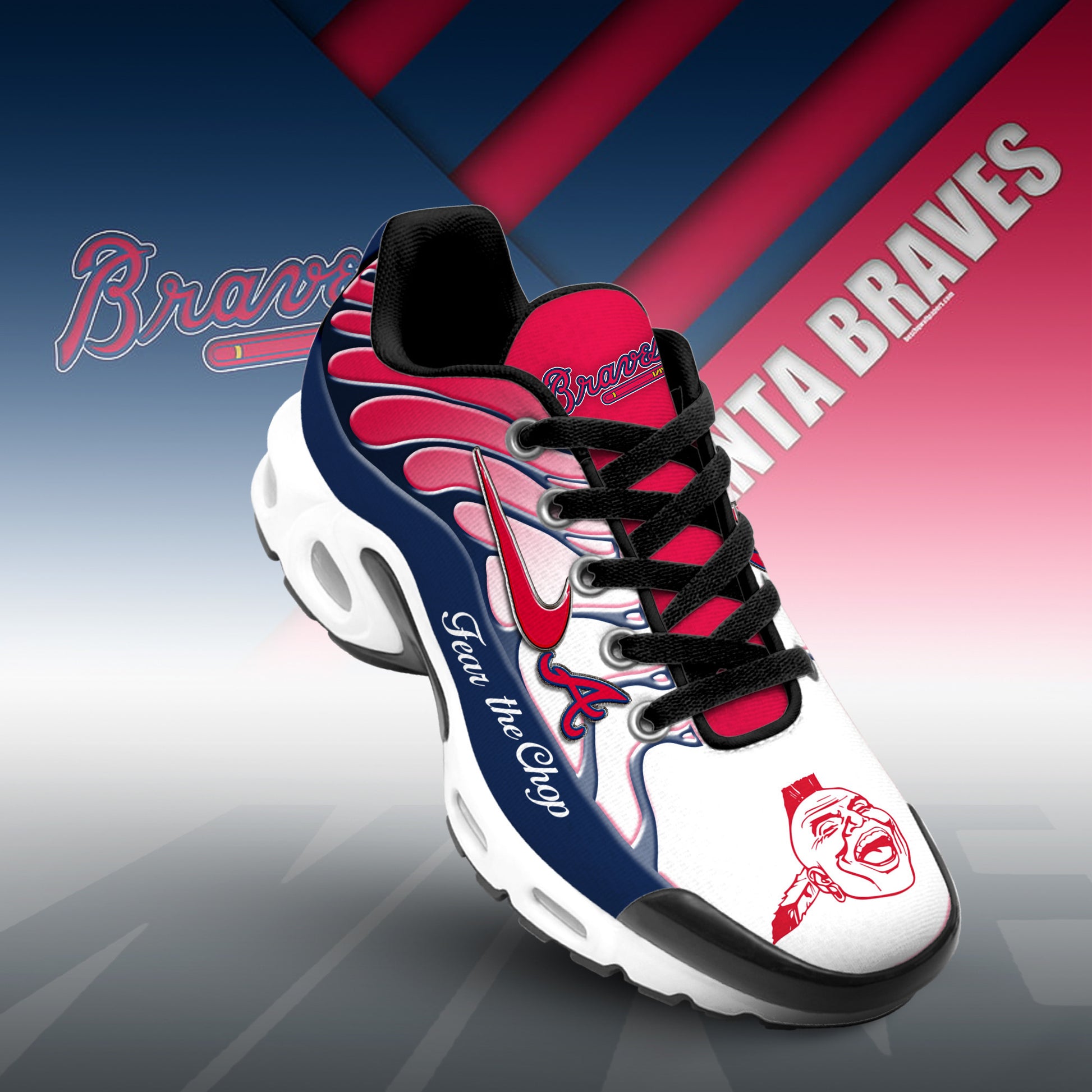 Footwearstorm Atlanta Braves TN Shoes Sneakers For Men And Women 4